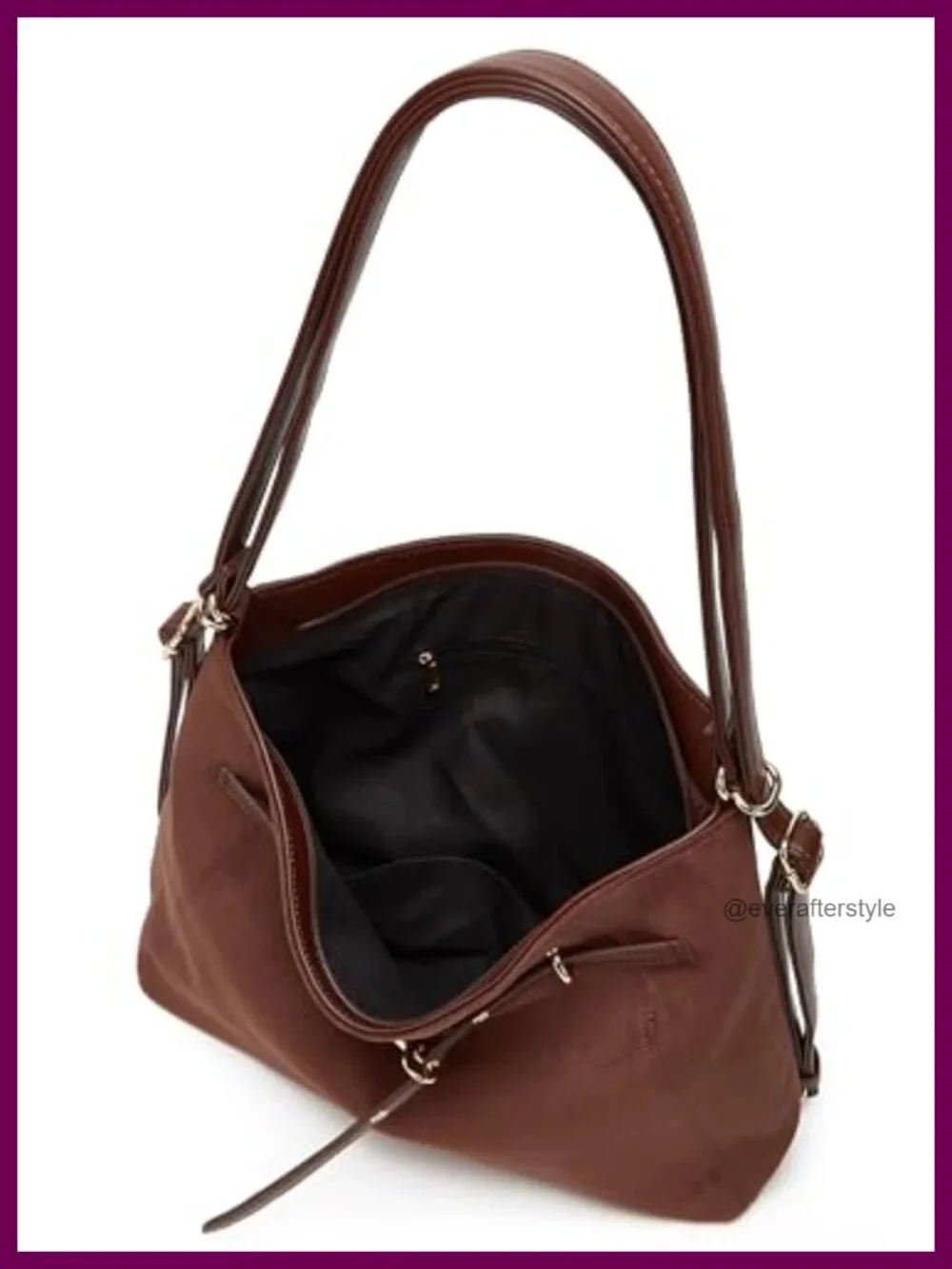 Faux Suede Crossbody Hobo Bag Shoulder Handbag Large Satchel Women Tote